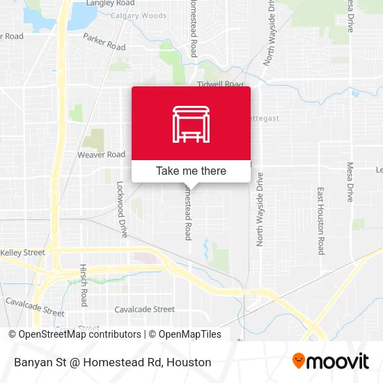 Banyan St @ Homestead Rd map