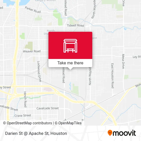 Darien St @ Apache St map