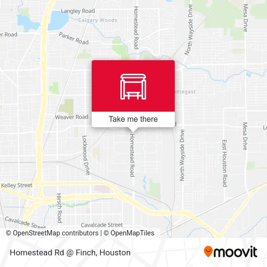 Homestead Rd @ Finch map