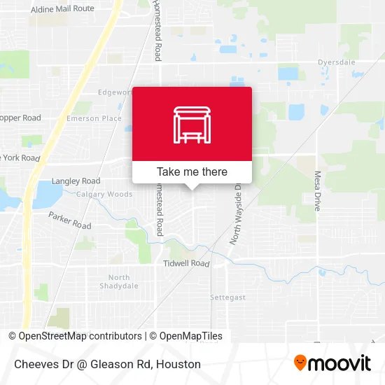 Cheeves Dr @ Gleason Rd map