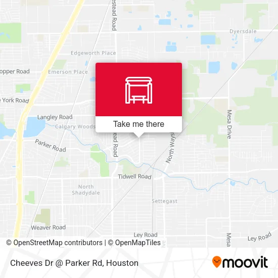 Cheeves Dr @ Parker Rd map