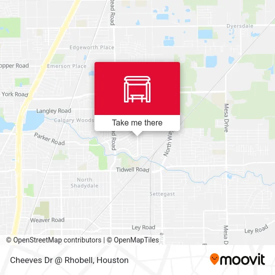 Cheeves Dr @ Rhobell map