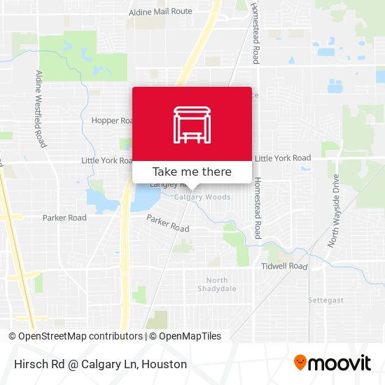 Hirsch Rd @ Calgary Ln map