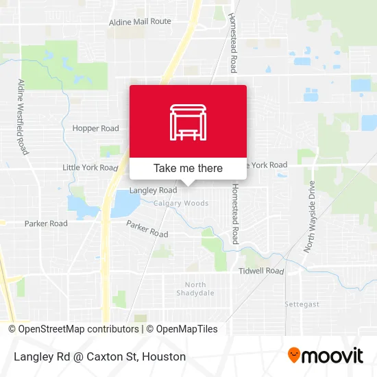 Langley Rd @ Caxton St map