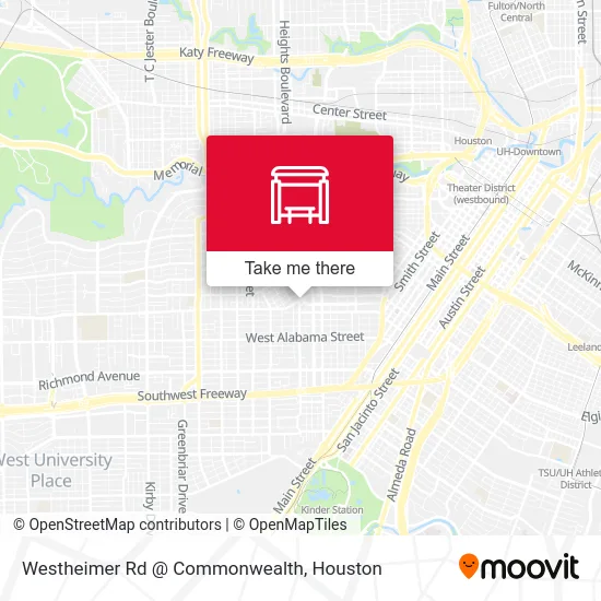 Mapa de Westheimer Rd @ Commonwealth