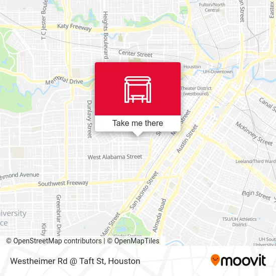Westheimer Rd @ Taft St map