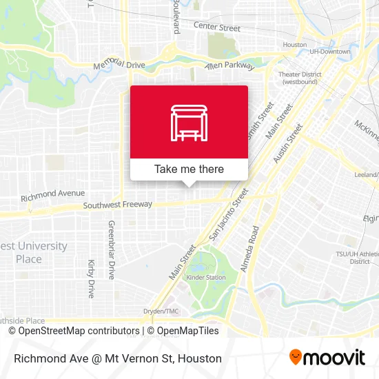 Mapa de Richmond Ave @ Mt Vernon St