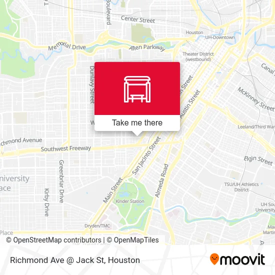 Richmond Ave @ Jack St map