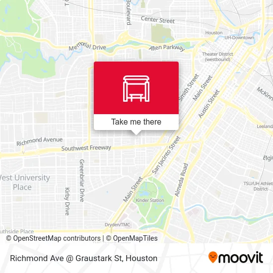 Mapa de Richmond Ave @ Graustark St