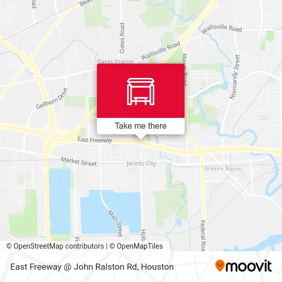 East Freeway @ John Ralston Rd map