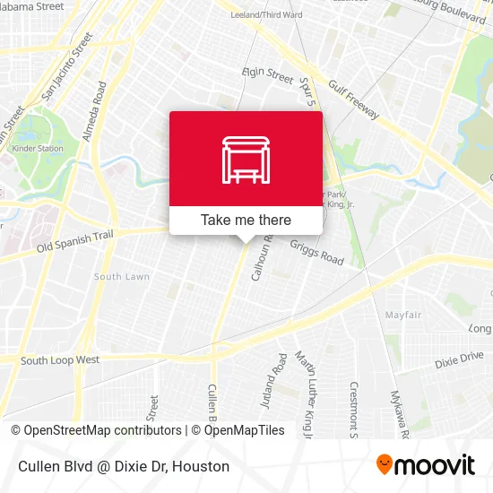 Mapa de Cullen Blvd @ Dixie Dr