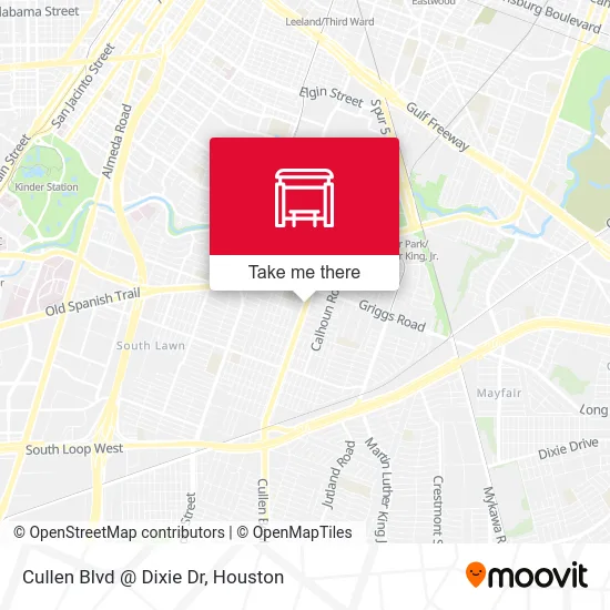 Mapa de Cullen Blvd @ Dixie Dr
