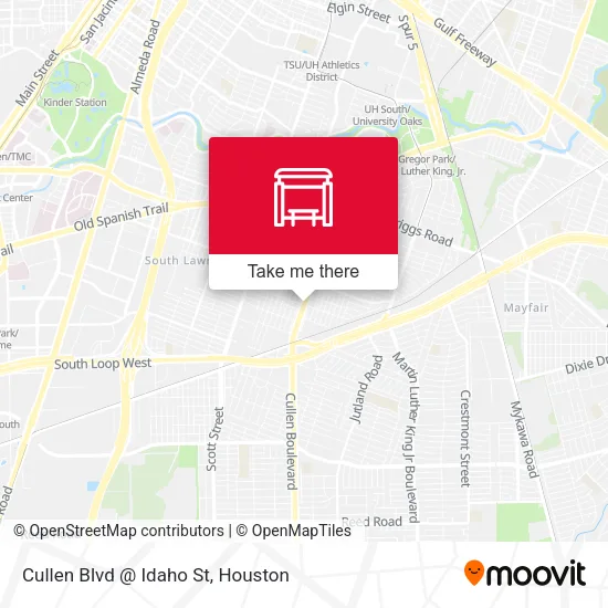Cullen Blvd @ Idaho St map