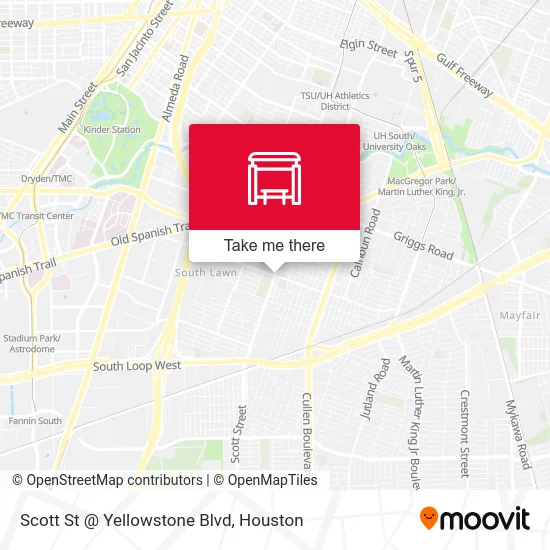 Mapa de Scott St @ Yellowstone Blvd