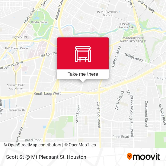 Scott St @ Mt Pleasant St map