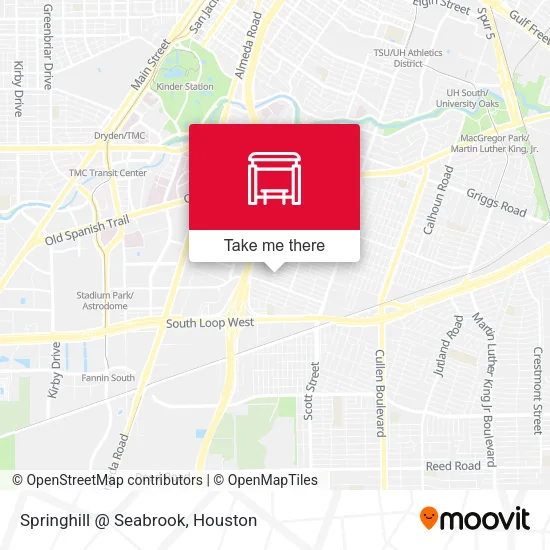 Mapa de Springhill   @ Seabrook