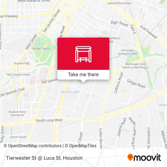 Mapa de Tierwester St @ Luca St