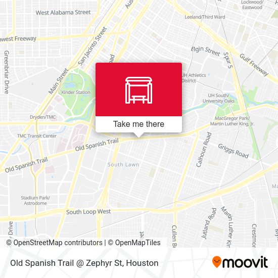 Old Spanish Trail @ Zephyr St map