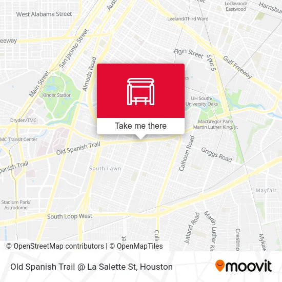 Mapa de Old Spanish Trail @ La Salette St
