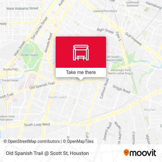 Mapa de Old Spanish Trail @ Scott St