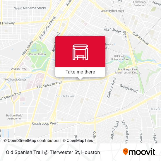Old Spanish Trail @ Tierwester St map