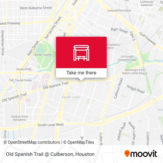 Old Spanish Trail @ Culberson map