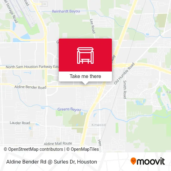 Aldine Bender Rd @ Surles Dr map