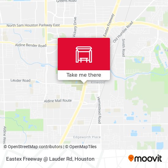 Eastex Freeway   @ Lauder Rd map