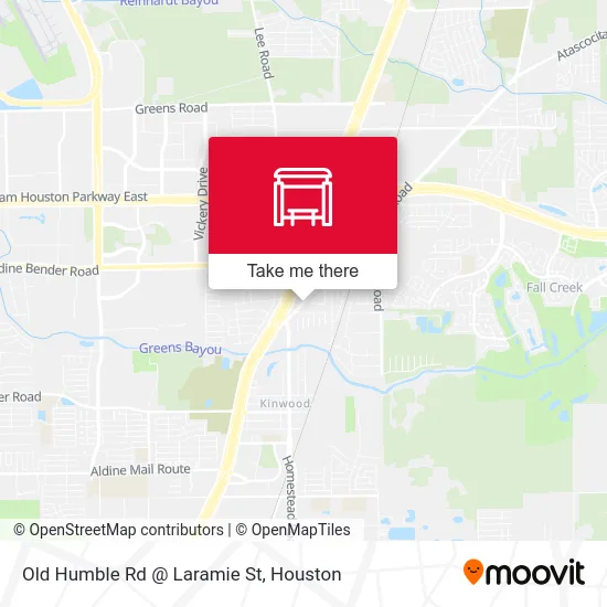 Old Humble Rd @ Laramie St map