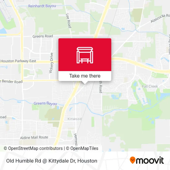 Mapa de Old Humble Rd @ Kittydale Dr
