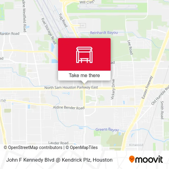 Mapa de John F Kennedy Blvd @ Kendrick Plz