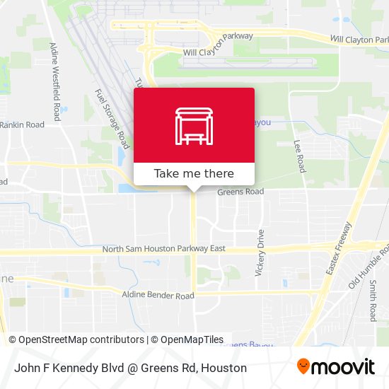 John F Kennedy Blvd @ Greens Rd map