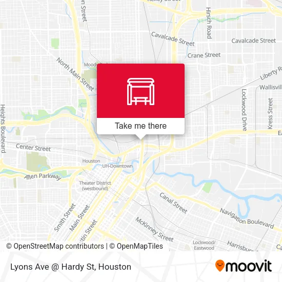Lyons Ave @ Hardy St map