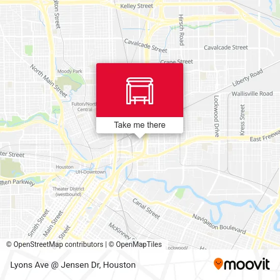 Lyons Ave @ Jensen Dr map