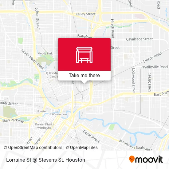 Lorraine St @ Stevens St map