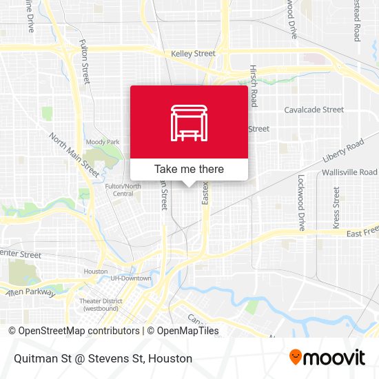 Quitman St @ Stevens St map