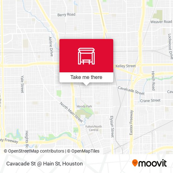 Cavacade St @ Hain St map