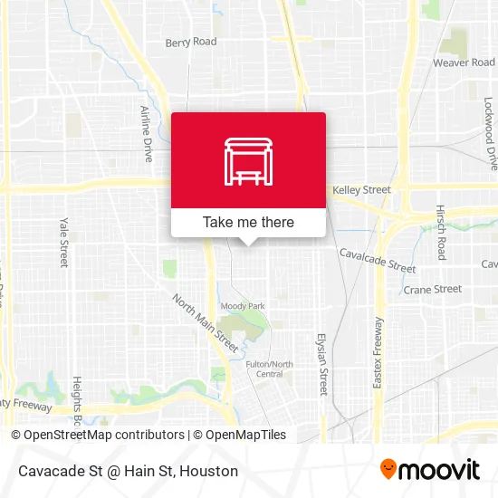 Cavacade St @ Hain St map