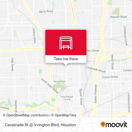 Mapa de Cavalcade St @ Irvington Blvd