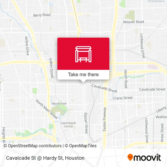 Cavalcade St @ Hardy St map