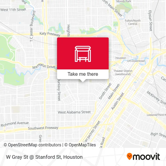 W Gray St @ Stanford St map