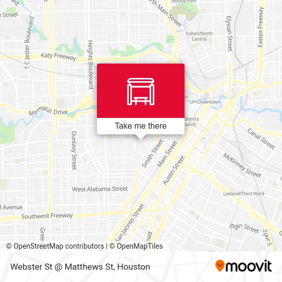 Webster St @ Matthews St map