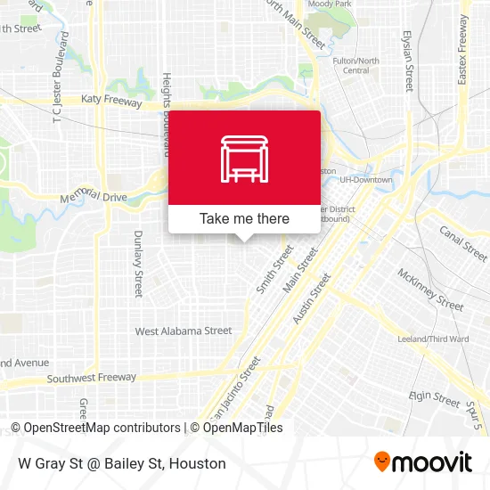W Gray St @ Bailey St map