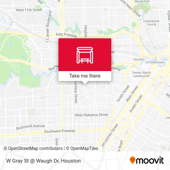 Mapa de W Gray St @ Waugh Dr