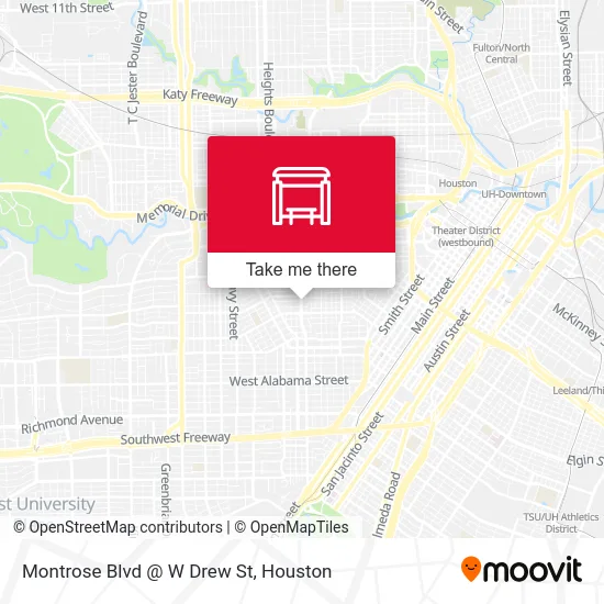 Montrose Blvd @ W Drew St map