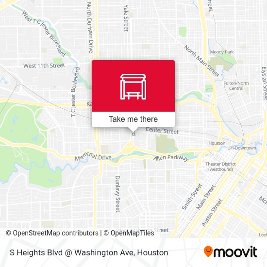 S Heights Blvd @ Washington Ave map