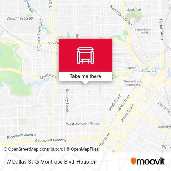 W Dallas St @ Montrose Blvd map