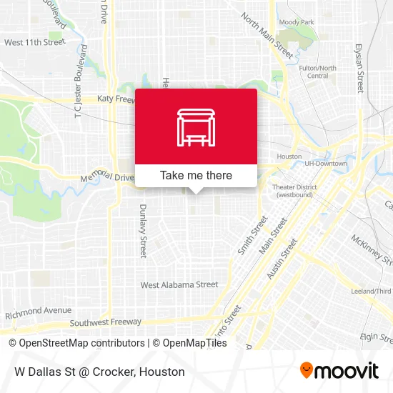 W Dallas St @ Crocker map