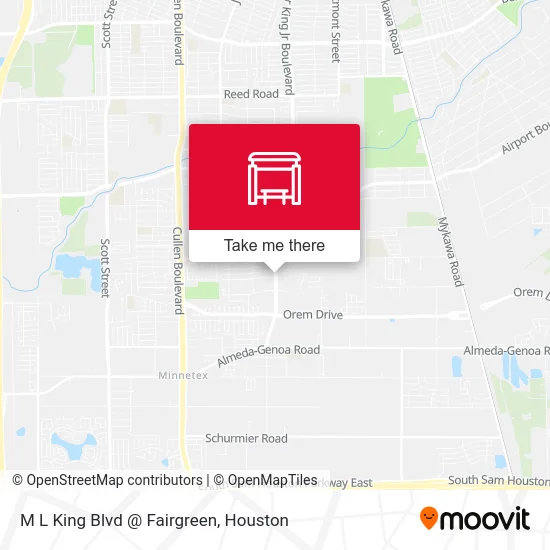 Mapa de M L King Blvd @ Fairgreen