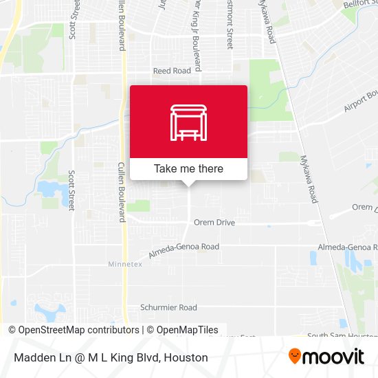 Madden Ln @ M L King Blvd map